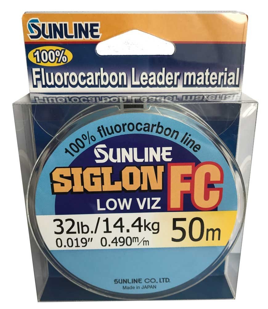 SUNLINE Fluorocarbon SIGLON FC 50m,0.490mm/14.4 kg - SIGLON FC
