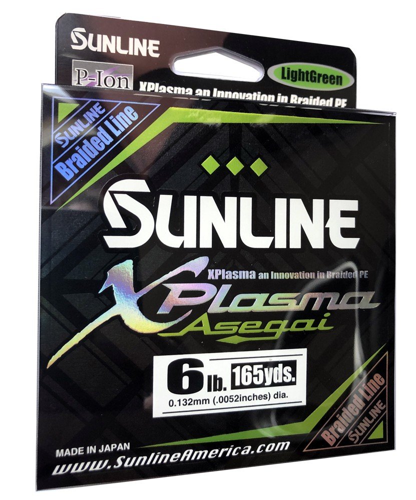 SUNLINE braided line XPlasma Asegai 150m/6 Lbs - LGR - SUNLINE