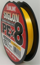 SUNLINE šňůra SIGLON PEx8 150m/10 Lbs/0,132 mm-OR